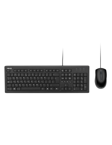 ASUS U2000 KEYBOARD+MOUSE BK IT tastiera Mouse incluso Universale USB Nero