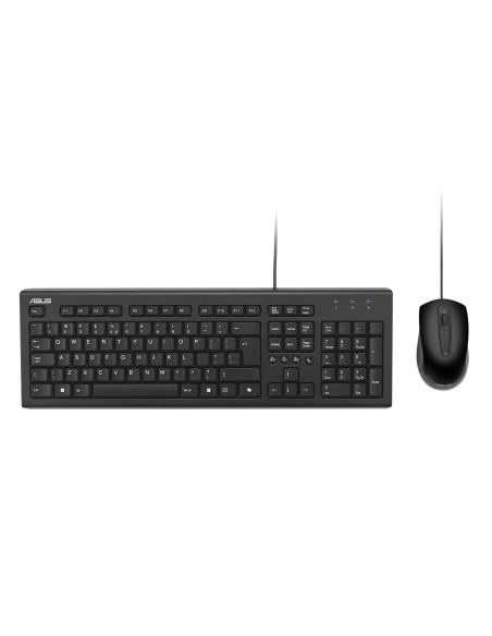 ASUS U2000 KEYBOARD+MOUSE BK IT tastiera Mouse incluso Universale USB Nero