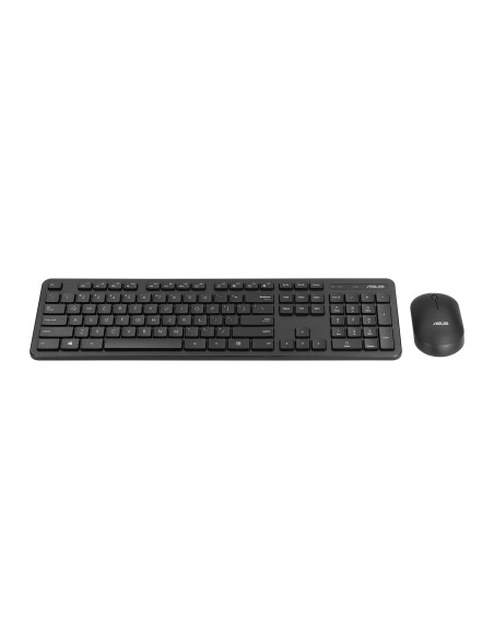 ASUS Wireless Keyboard and Mouse Set CW100 tastiera Mouse incluso Universale RF Wireless Nero