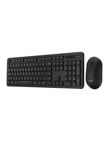 ASUS Wireless Keyboard and Mouse Set CW100 tastiera Mouse incluso Universale RF Wireless Nero