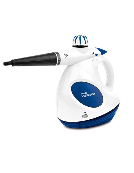 Polti Vaporetto First Pulitore a vapore portatile 0,2 L 1000 W Blu, Bianco