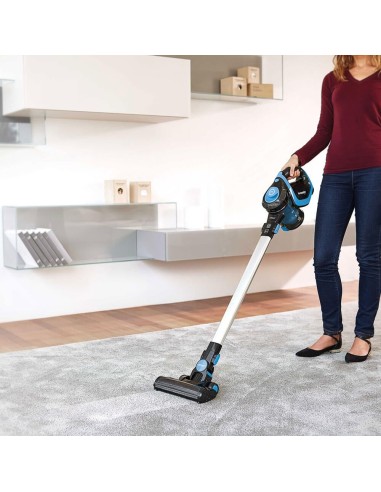Polti SR100 aspirapolvere senza filo Nero, Blu Senza sacchetto