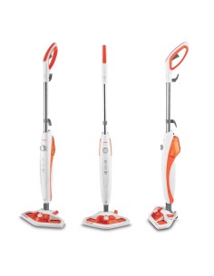 Polti PTEU0273 Pulitore a vapore Scopa a vapore 0,3 L 1500 W Arancione, Bianco 2