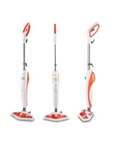 Polti PTEU0273 Pulitore a vapore Scopa a vapore 0,3 L 1500 W Arancione, Bianco