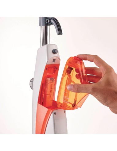 Polti PTEU0273 Pulitore a vapore Scopa a vapore 0,3 L 1500 W Arancione, Bianco