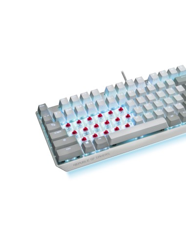 ASUS ROG Strix Scope NX TKL Moonlight White tastiera Gaming USB QWERTY Italiano Bianco