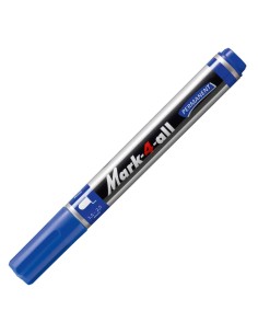 STABILO Mark-4-all marcatore permanente Punta tonda Blu 1 pz