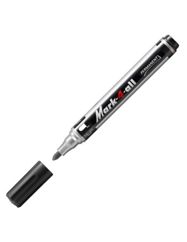 STABILO Mark-4-all marcatore permanente Punta tonda Nero 1 pz