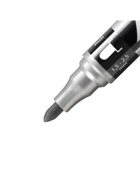 STABILO Mark-4-all marcatore permanente Punta tonda Nero 1 pz