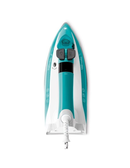 Polti Vaporella Quick & Slide QS210 Ferro a vapore Alluminio 2400 W Verde, Bianco