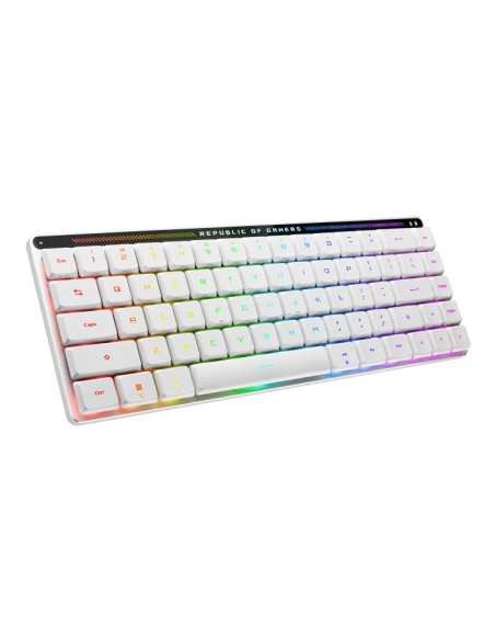 ASUS ROG Falchion RX Low Profile tastiera Mouse incluso Gaming USB + RF Wireless + Bluetooth Bianco
