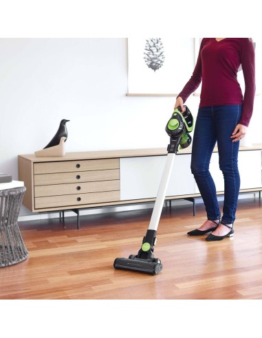 Polti Forzaspira Slim SR110 aspirapolvere senza filo Nero, Lime, Metallico Senza sacchetto