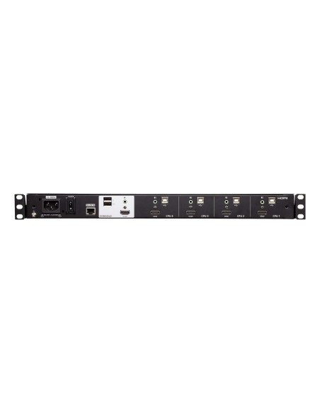 ATEN CL3884NW switch per keyboard-video-mouse (kvm) Montaggio rack Nero