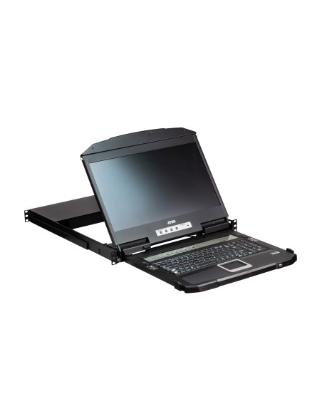 ATEN CL3884NW switch per keyboard-video-mouse (kvm) Montaggio rack Nero