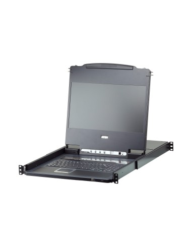 ATEN CL6708MW switch per keyboard-video-mouse (kvm) Montaggio rack Nero