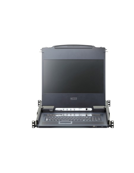 ATEN CL6708MW switch per keyboard-video-mouse (kvm) Montaggio rack Nero
