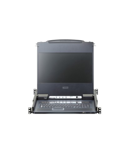 ATEN CL6708MW switch per keyboard-video-mouse (kvm) Montaggio rack Nero