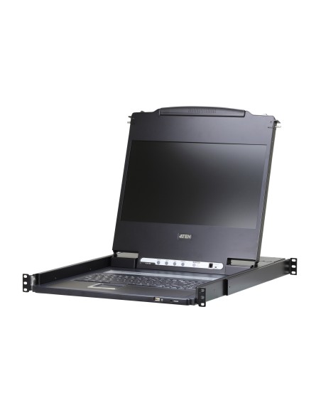 ATEN CL6700MW switch per keyboard-video-mouse (kvm) Montaggio rack Nero