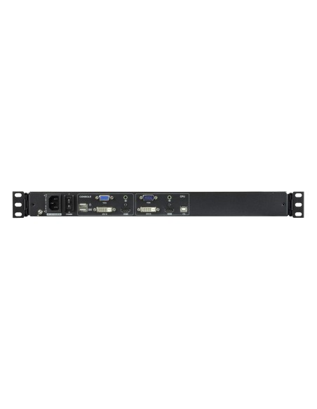 ATEN CL6700MW switch per keyboard-video-mouse (kvm) Montaggio rack Nero