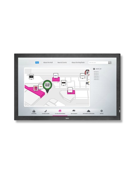 NEC MultiSync P703 SST Pannello piatto per segnaletica digitale 177,8 cm (70") LED 700 cd m² Full HD Nero Touch screen 24 7