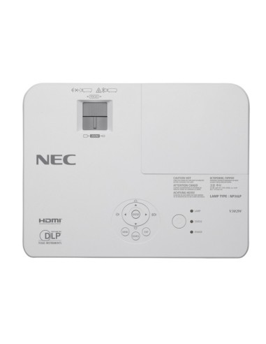 NEC V332W Proiettore a raggio standard 3300 ANSI lumen DLP WXGA (1280x800) Bianco