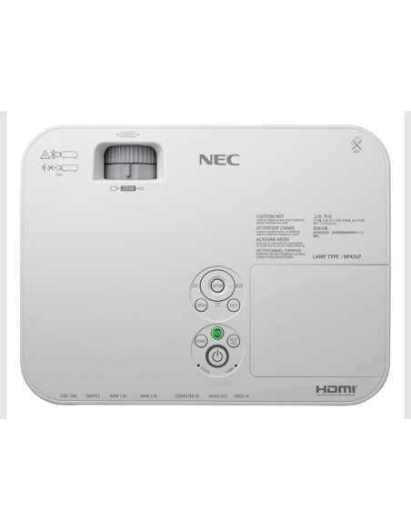 NEC ME401W Proiettore a raggio standard 4000 ANSI lumen 3LCD WXGA (1280x800) Bianco