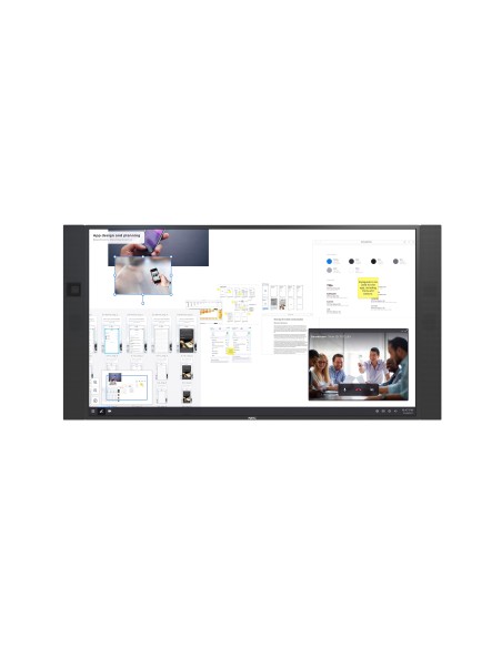 NEC InfinityBoard 2.1 Pannello piatto per segnaletica digitale 165,1 cm (65") LED Wi-Fi 500 cd m² 4K Ultra HD Nero Touch screen