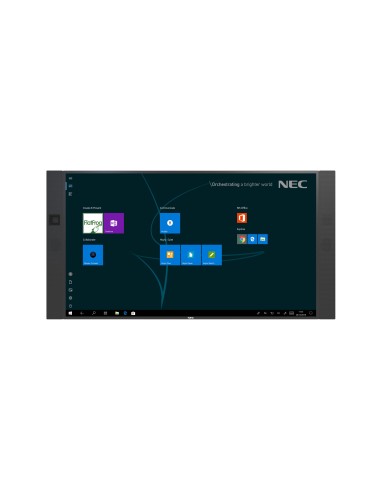 NEC InfinityBoard 2.1 Pannello piatto per segnaletica digitale 165,1 cm (65") LED Wi-Fi 500 cd m² 4K Ultra HD Nero Touch screen