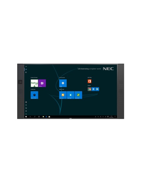 NEC InfinityBoard 2.1 Pannello piatto per segnaletica digitale 165,1 cm (65") LED Wi-Fi 500 cd m² 4K Ultra HD Nero Touch screen