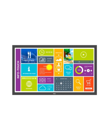 NEC MultiSync P484 SST Pannello piatto per segnaletica digitale 121,9 cm (48") LED 700 cd m² Full HD Nero Touch screen 24 7