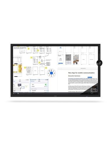 NEC C981Q SST lavagna interattiva 2,49 m (98") 3840 x 2160 Pixel Touch screen Nero