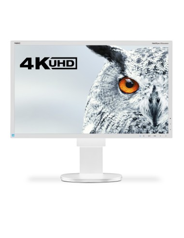 NEC MultiSync EA244UHD LED display 60,5 cm (23.8") 3840 x 2160 Pixel 4K Ultra HD Bianco