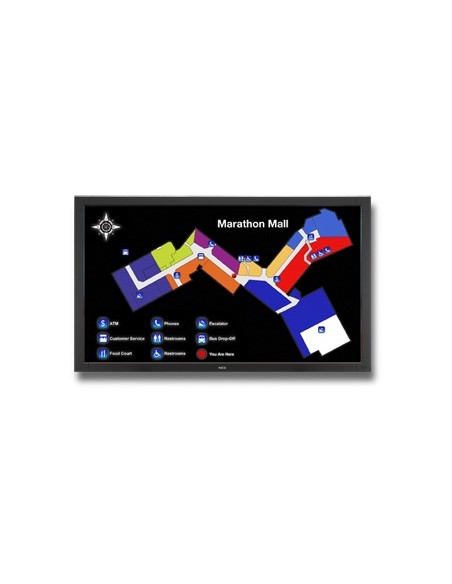 NEC MultiSync V652-TM Pannello piatto per segnaletica digitale 165,1 cm (65") LED 450 cd m² Full HD Nero Touch screen 16 7