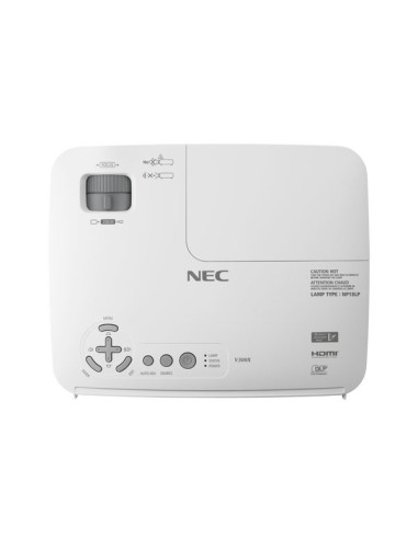 NEC V281W Proiettore a raggio standard 2800 ANSI lumen DLP WXGA (1280x800) Compatibilità 3D Bianco