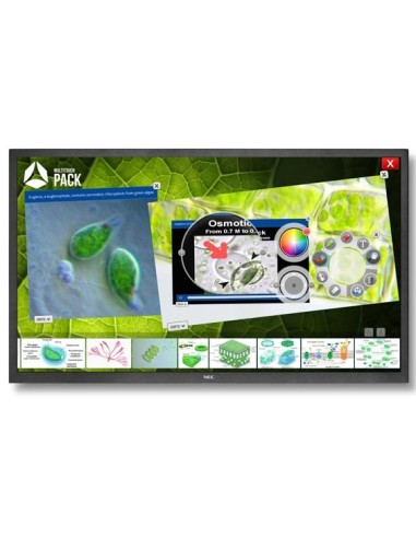 NEC MultiSync V552 Pannello piatto per segnaletica digitale 139,7 cm (55") LED 450 cd m² Full HD Nero Touch screen