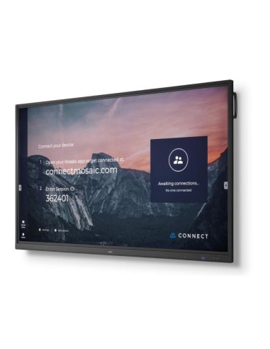 NEC MultiSync CB861Q Pannello piatto per segnaletica digitale 2,18 m (86") IPS 350 cd m² 4K Ultra HD Nero Touch screen 12 7