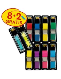 3M 7100240686 pouch autoadesiva Rettangolo Blu, Verde, Rosa, Viola, Rosso, Giallo 328 fogli Autoadesivo