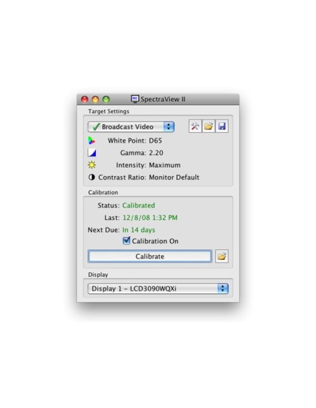 SHARP NEC SpectraView II Gestione del colore