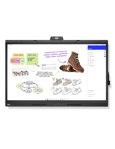 NEC WD551 lavagna interattiva 139,7 cm (55") 3840 x 2160 Pixel Touch screen