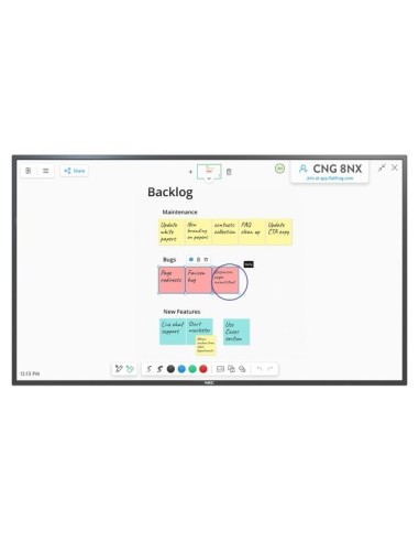 NEC MultiSync M551 Pannello piatto interattivo 139,7 cm (55") LCD 500 cd m² 4K Ultra HD Nero Touch screen 24 7