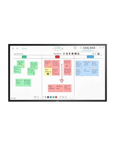 NEC MultiSync M751 IGB lavagna interattiva 190,5 cm (75") 3840 x 2160 Pixel Touch screen Nero