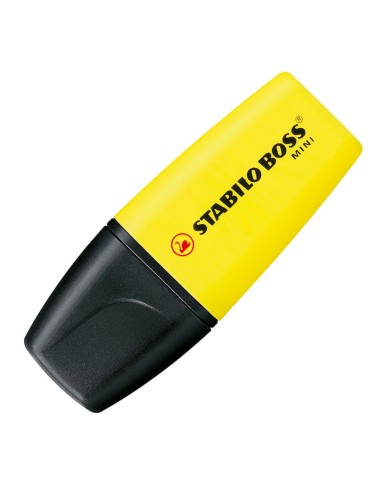STABILO BOSS Mini evidenziatore 3 pz Punta smussata Verde, Arancione, Giallo