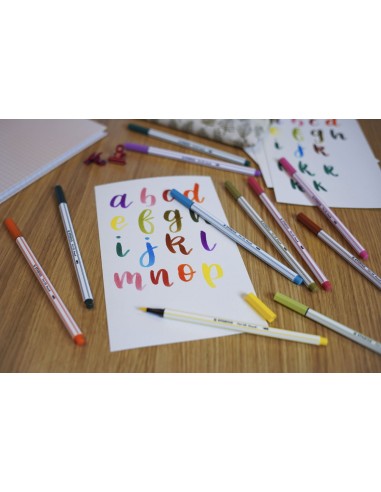 STABILO Pennarello con punta morbida a pennello Pen 68 brush