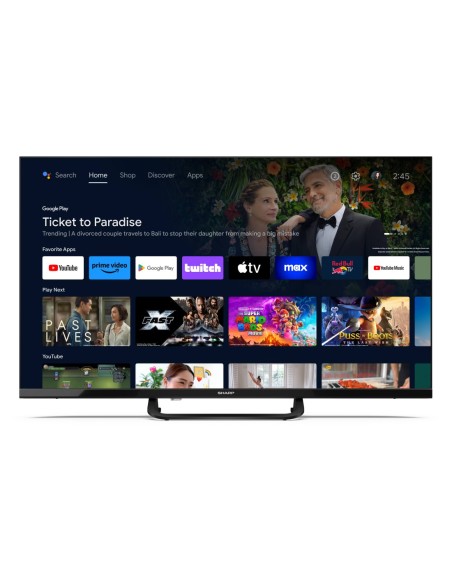 Sharp 32FH8EA TV 81,3 cm (32") Full HD Smart TV Wi-Fi Nero 400 cd m²