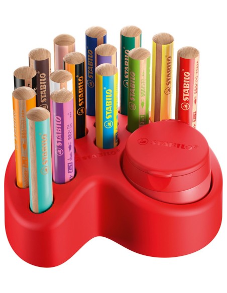 STABILO Woody 3 in 1 Multicolore 15 pz