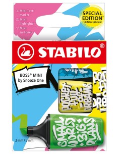 STABILO Highlighter BOSS MINI by Snooze One