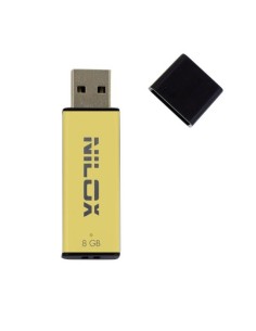 Nilox Pendrive unità flash USB 8 GB USB tipo A 2.0 Giallo