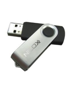 Nilox 32GB USB2.0 unità flash USB USB tipo A 2.0 Nero, Argento
