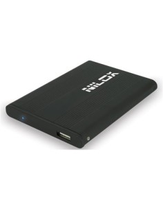 Nilox 06NX102503001 contenitore di unità di archiviazione Custodia per Disco Rigido (HDD) Nero 2.5"