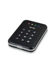 Nilox 06NXEN2530001 contenitore di unità di archiviazione Custodia per Disco Rigido (HDD) Nero 2.5"